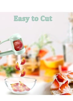 Excefore Grape Cutter, Stainless Steel kitchen Gadget Fruit Slicer, Slicer Machine Cherry Tomato Strawberry Slicer for Kitchen Vegetable Fruit Salad Cake Cutting Tools  - Image 2