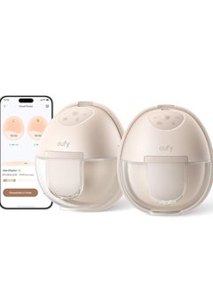 eufy Wearable Breast Pump S1, Hands-Free Electric Breast Pump with Heating Tech, App Control, Personalized Smart Rhythm, Hospital Grade Suction, Portable, Discreet, Leak-Proof & Ultra-Quiet