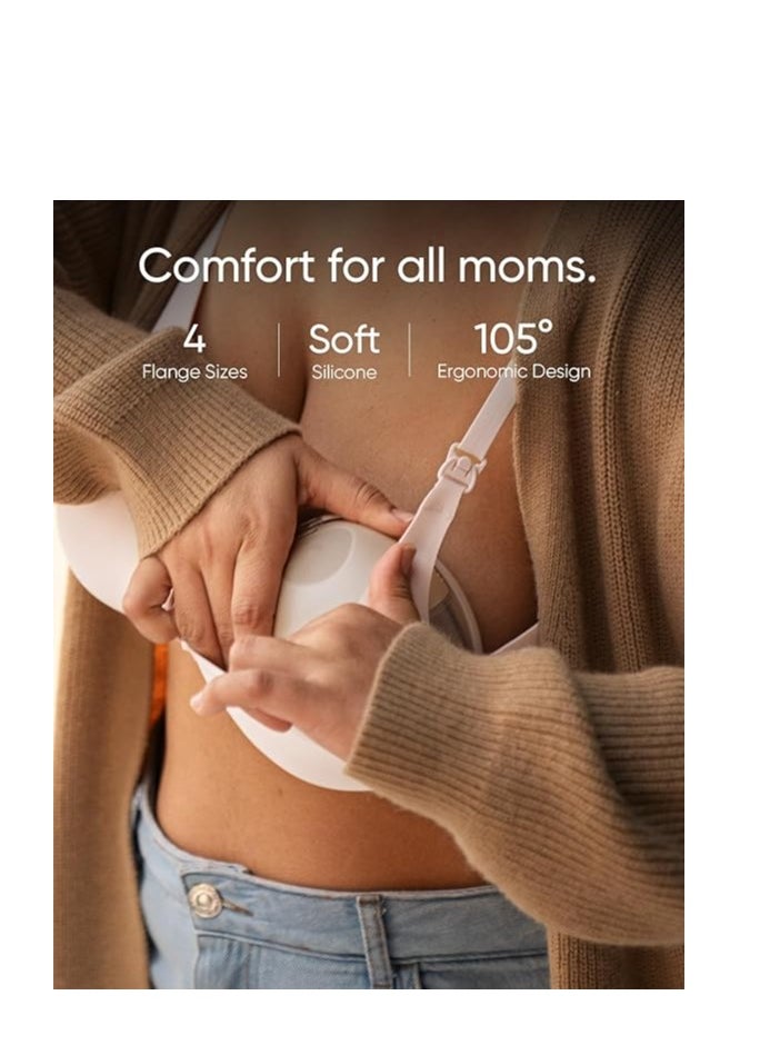 eufy - eufy Wearable Breast Pump S1, Hands-Free Electric Breast Pump with Heating Tech, App Control, Personalized Smart Rhythm, Hospital Grade Suction, Portable, Discreet, Leak-Proof & Ultra-Quiet - Image 1