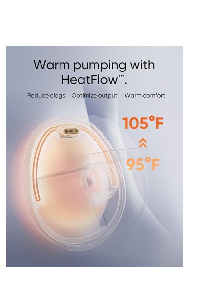 eufy - eufy Wearable Breast Pump S1, Hands-Free Electric Breast Pump with Heating Tech, App Control, Personalized Smart Rhythm, Hospital Grade Suction, Portable, Discreet, Leak-Proof & Ultra-Quiet - Image 1