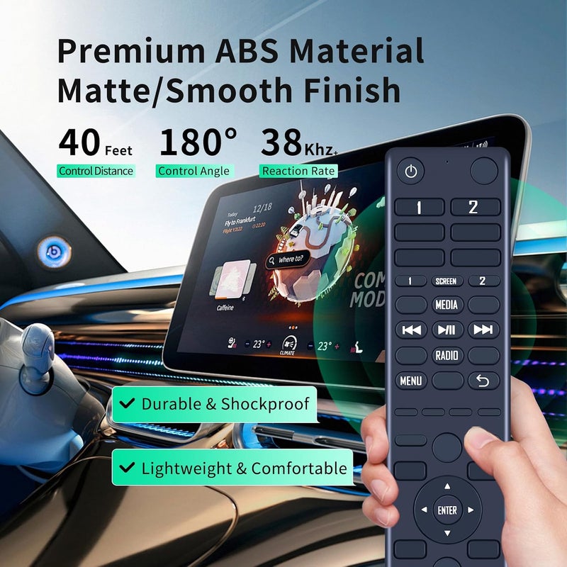 WDZP Replacement Remote Control for 2015 2016 Cadillac Escalade DVD Entertainment System - Image 4