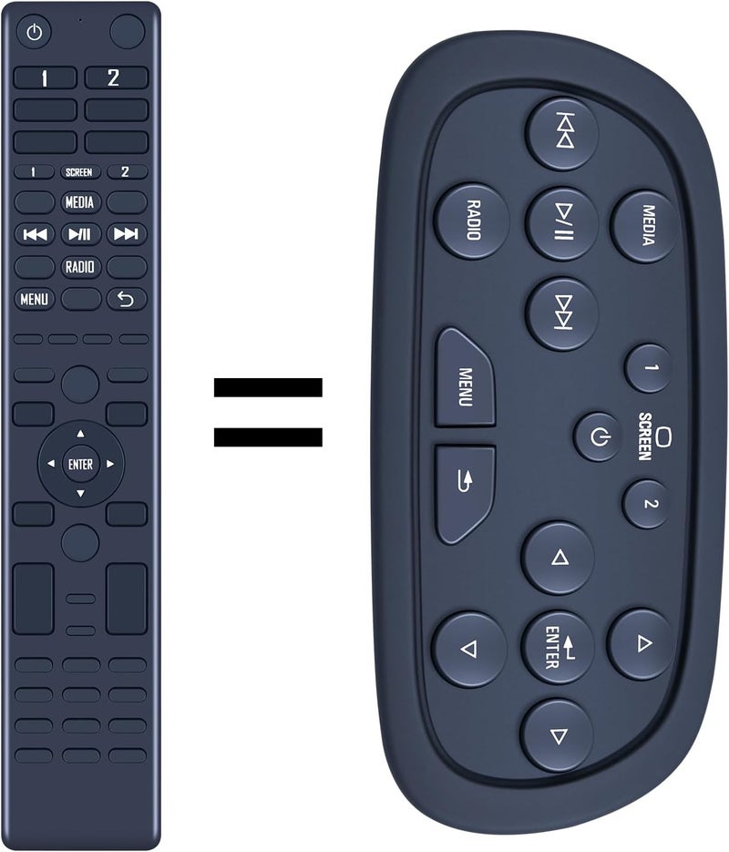 WDZP Replacement Remote Control for 2015 2016 Cadillac Escalade DVD Entertainment System - Image 1