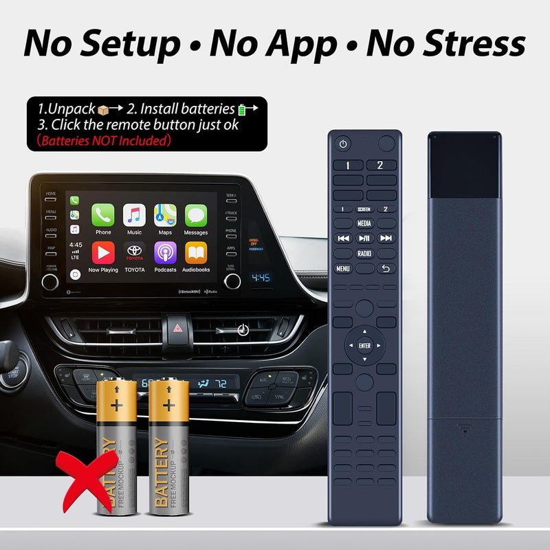 WDZP Replacement Remote Control for 2015 2016 Cadillac Escalade DVD Entertainment System - Image 5
