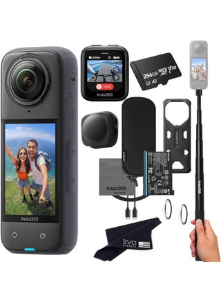Insta360 X4 GPS Preview Remote Bundle  Waterproof 360 Action Camera with 12 48MP Sensors 8K 360 HDR Video 4K SingleLens Bundle Includes Selfie StickGPS Preview Remote Lens Cap 256GB - pzsku/Z5430A481086316C6F40EZ/45/1747233331/7d5201d5-db1d-4c79-9530-3570103eb8e5