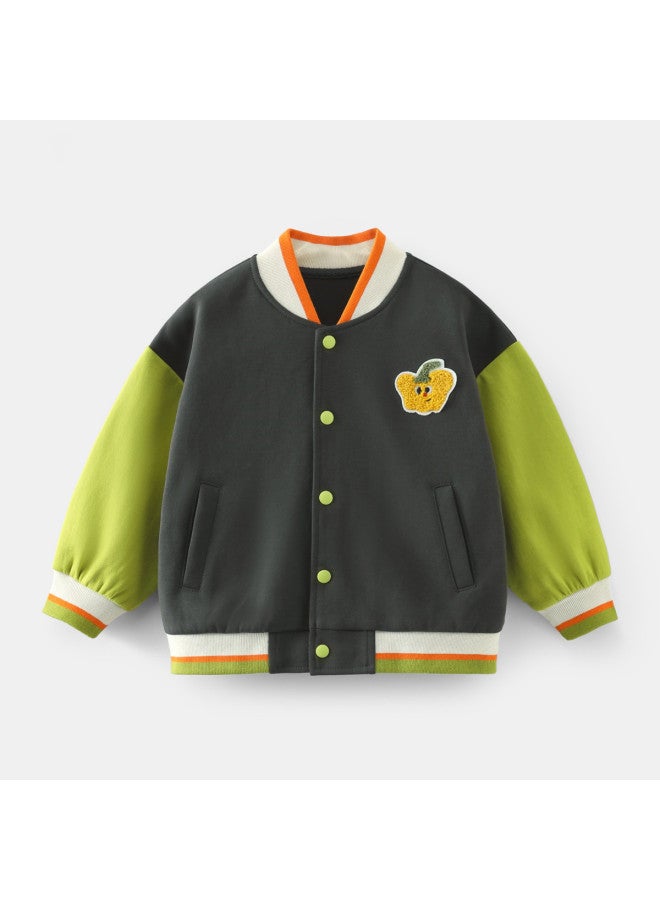 Boys' Baseball Jacket, Spring And Autumn Style, Children's Autumn Clothing, Toddler Clothes, Baby Boy And Girl - Image 4