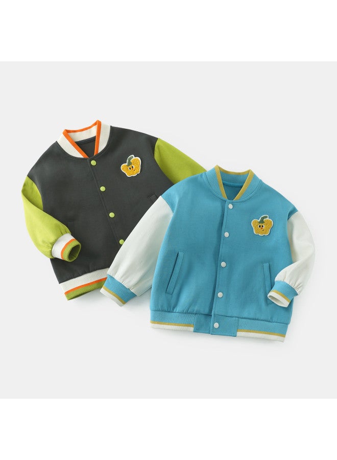 Boys' Baseball Jacket, Spring And Autumn Style, Children's Autumn Clothing, Toddler Clothes, Baby Boy And Girl - Image 5