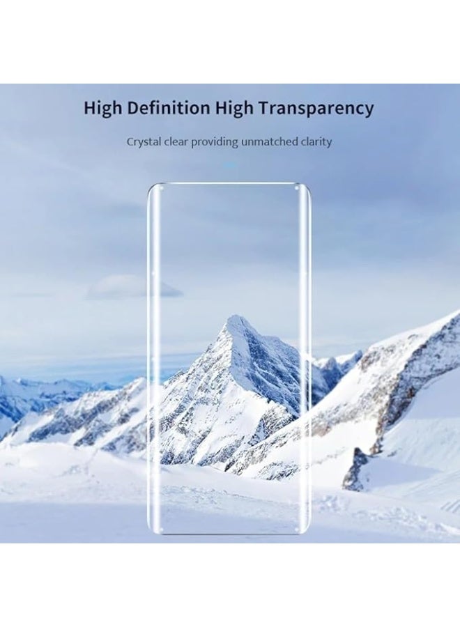 Screen Protector For Vivo V60, UV Glass 3D Curved Tempered Glass Screen Protector Anti Scratch 9H hardness - Image 3