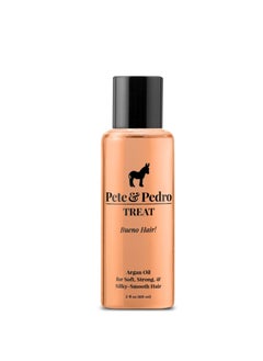 Pete & Pedro TREAT - Argan Oil Moisturizing Hair Treatment | Keeps Hair Soft, Strong, Frizz-Free, Silky, & Shiny | Helps Dry & Damaged Hair, Skin, Nails, & Cuticles | As Seen on Shark Tank, 2 oz. - pzsku/Z5430C4AD12BC97E84C70Z/45/_/1737434119/3c3bc7b4-c7d8-4007-aaca-e337676802dd