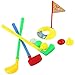 BinaryABC Plastic Golf Clubs Set Toy Golf KitEducational Golf Toys SetsChildrens Golf GameRandom Color - Image 2