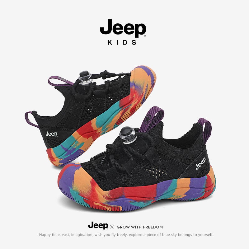 Jee/P Children'S Shoes For Boys Aged 6-12, Boys' Sandals, Outdoor Beach Shoes, Closed-Toe Sandals, Sports Mesh Shoes, Girls' Sandals - Image 3