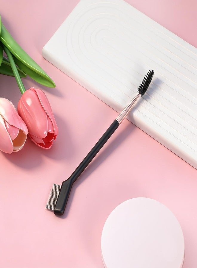 Sliverdew Dual-Ended Eyelash Comb and Eyebrow Brush, Professional Lash Separator Tool for Grooming, Portable Eyelash Brush for Travel, Home, and Professional Salon Use, Removes Mascara Clumps and Defines Brows - Image 2