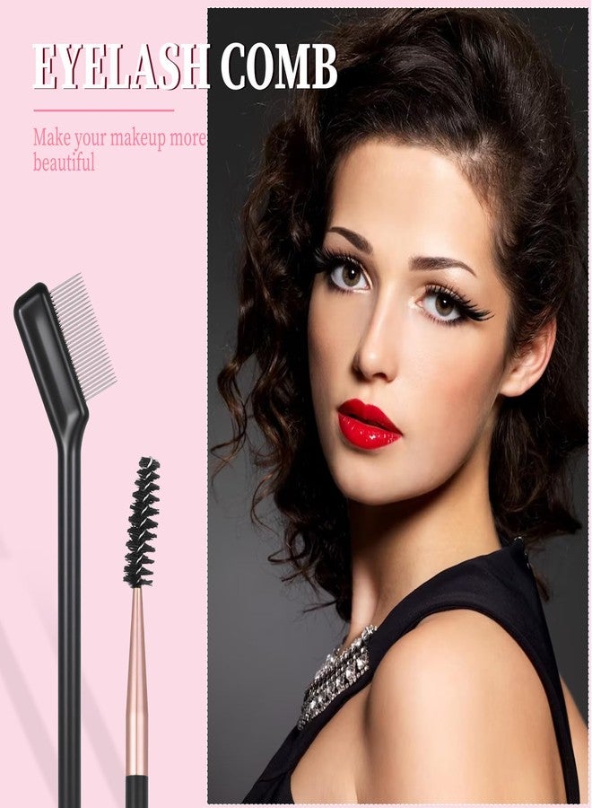 Sliverdew Dual-Ended Eyelash Comb and Eyebrow Brush, Professional Lash Separator Tool for Grooming, Portable Eyelash Brush for Travel, Home, and Professional Salon Use, Removes Mascara Clumps and Defines Brows - Image 4