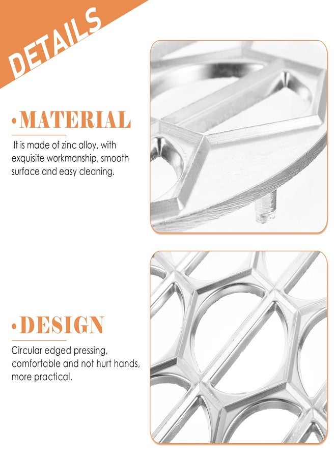 Luxshiny 14-Hole Aluminum Alloy Dumpling Mold Maker for Homemade Russian Pelmeni Ravioli Pot Stickers Kitchen Dough Press Tool - Image 3