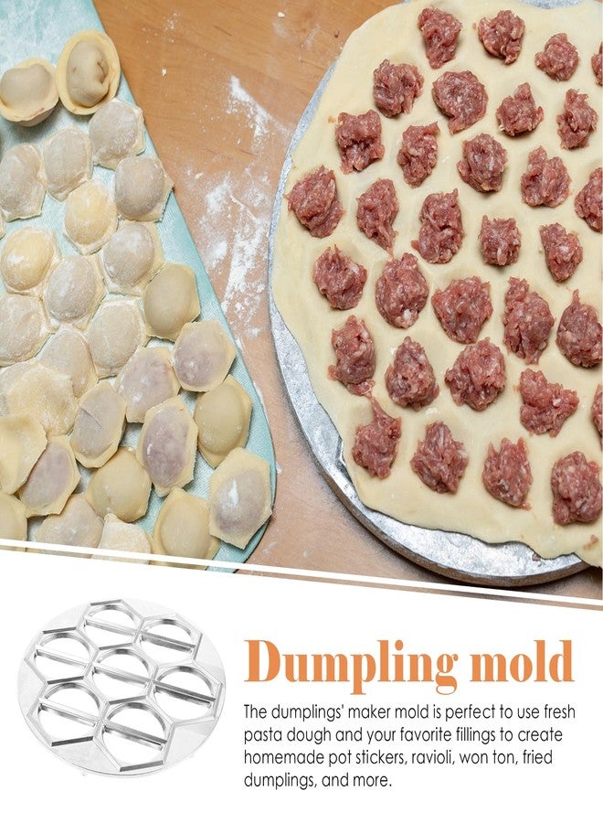 Luxshiny 14-Hole Aluminum Alloy Dumpling Mold Maker for Homemade Russian Pelmeni Ravioli Pot Stickers Kitchen Dough Press Tool - Image 5