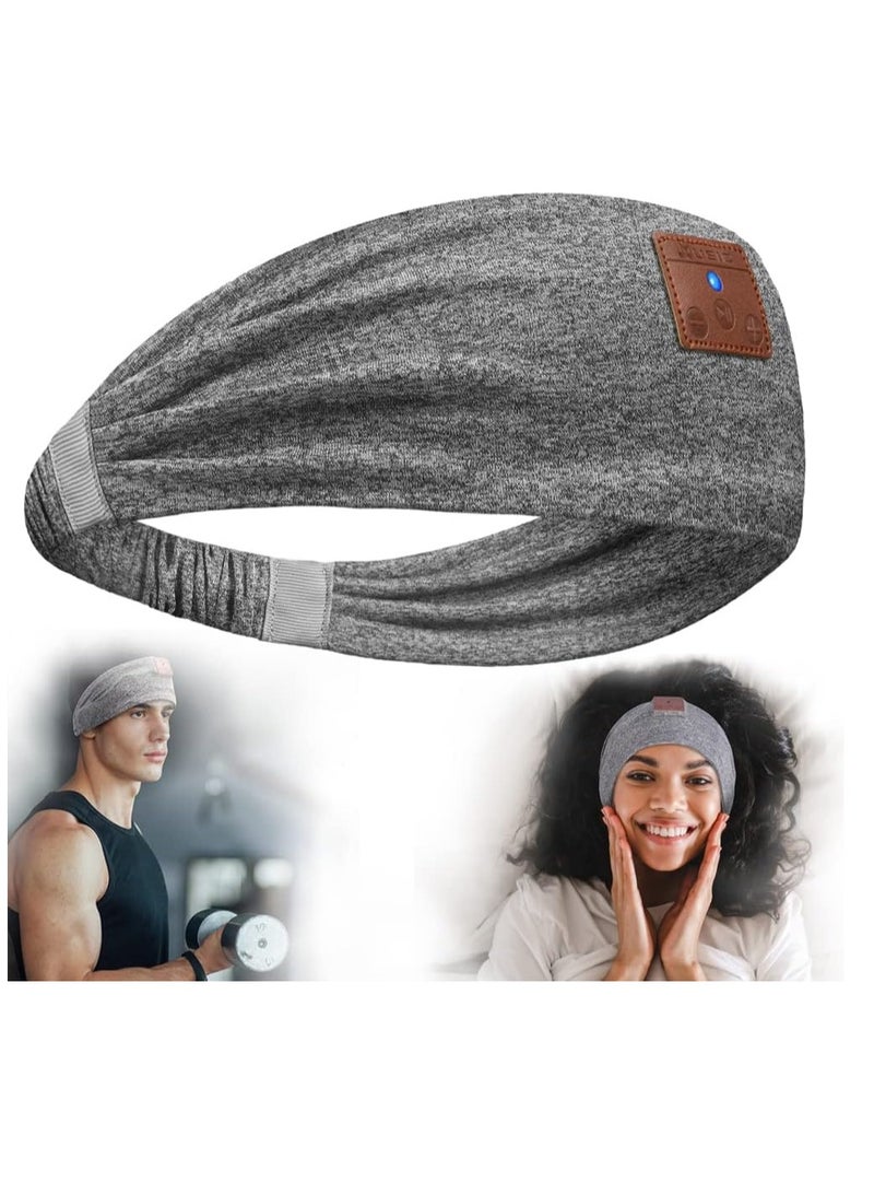 erorex Sleep Headphones 2022 Bluetooth Headband Headphones With Hd Speakers And Mic Perfect For Side Sleepers Sleeping Calling Jogging Yoga Workout Gift Ideas Unisex Hf012 Gray - Image 1