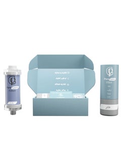 Pure Care Shower Filter to Purify Bathing Water With Vitamin C and Vegetable Oil Extracts The Scent of Iris Flowers  - Image 2