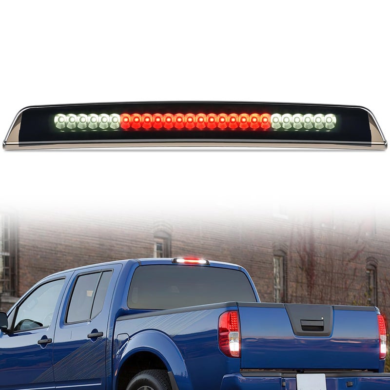 Nilight Third Brake Light Tail High Mount 3rd Stop Cargo Reverse Lights Smoked Lens Compatible with Nissan Titan 20042015 Nissan Frontier 20052016 Pickup Truck Rear Cab Lamp - Image 2