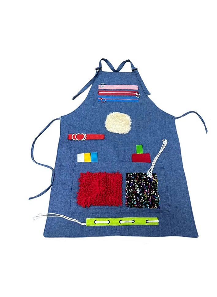 General Sensory Training Apron Alzheimer's Blanket Sensory Toys Elderly Products Household Perception Apron  - Image 1