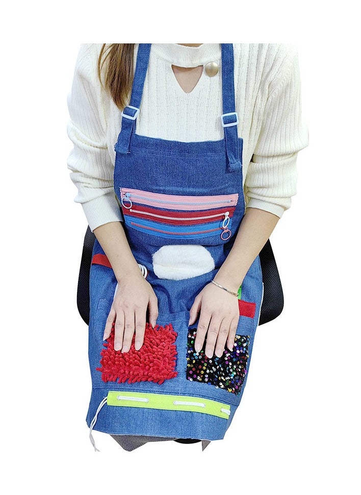 General Sensory Training Apron Alzheimer's Blanket Sensory Toys Elderly Products Household Perception Apron  - Image 2