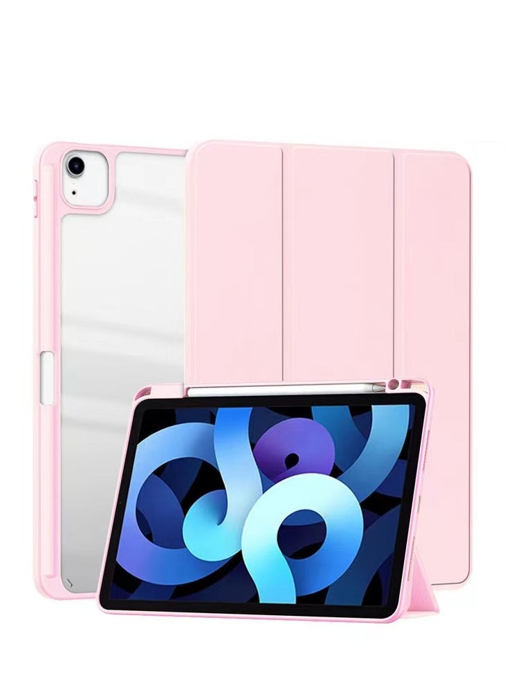 ليشب غلاف حماية لجهاز Apple iPad Pro 11 بوصة (2022/2021/2020/2018) مع حامل قلم، [يدعم شحن قلم Apple وTouch ID]، غلاف شفاف واضح مع ميزة النوم/الاستيقاظ التلقائي، باللون الأسود  - Image 1