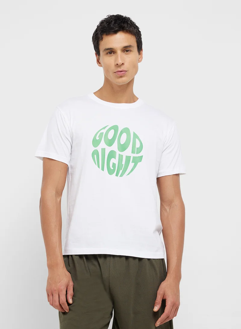 Seventy Five Nightwear T-Shirt & Shorts Set
