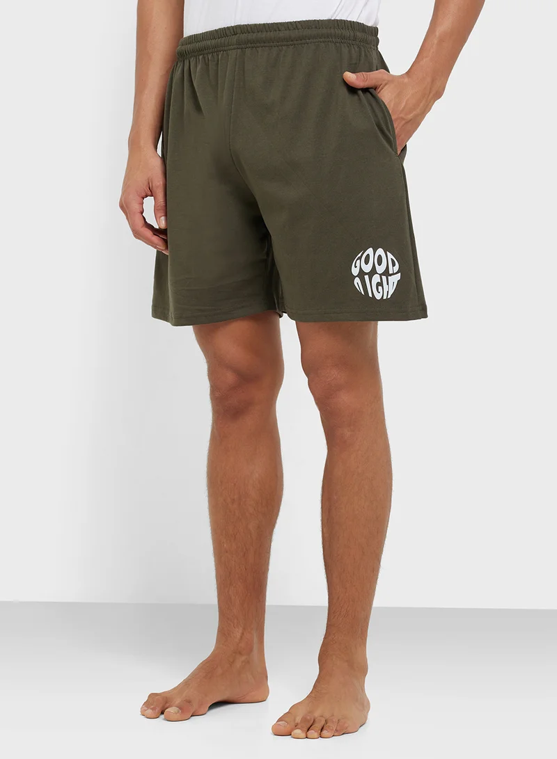 Seventy Five Nightwear T-Shirt & Shorts Set