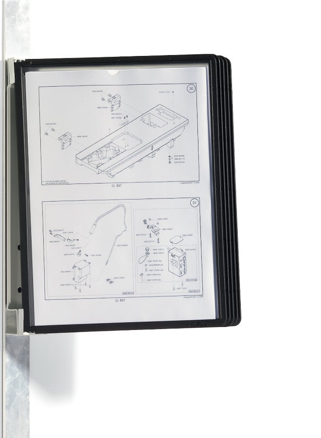 Durable Document Wall Frame, 5-Pack, A4 Size, Black, for Certificates and Photos - Image 3