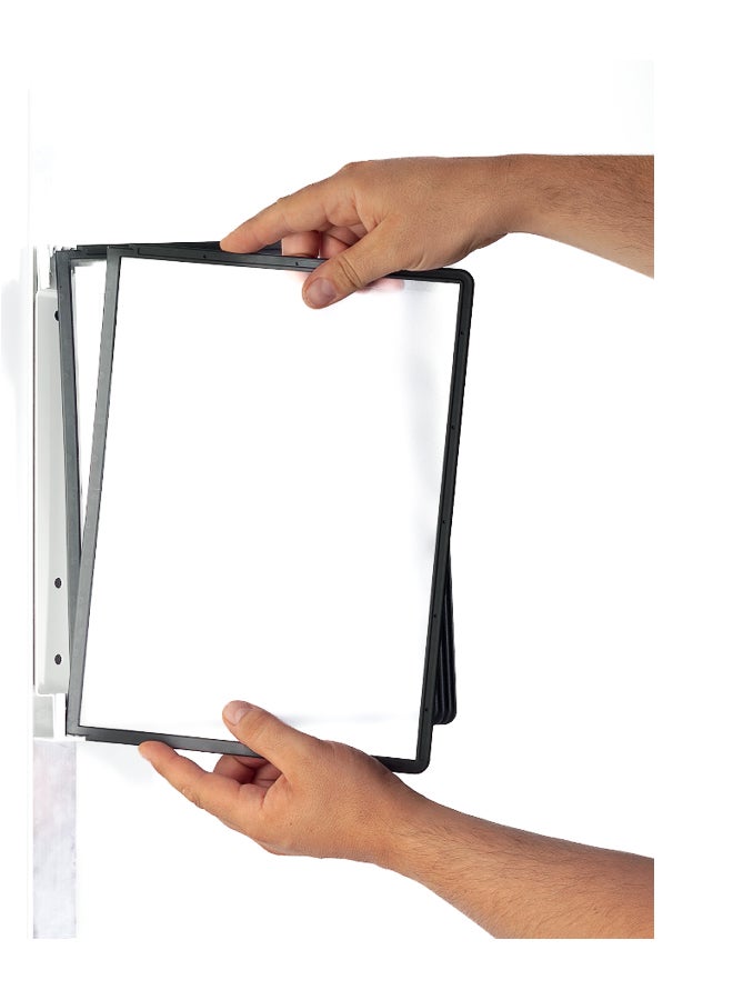 Durable Document Wall Frame, 5-Pack, A4 Size, Black, for Certificates and Photos - Image 1