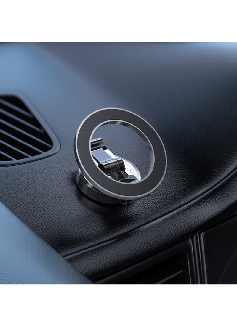 JAJEEK D20 Car Mount Magnetic Holder – Universal Phone Holder for Car, Strong Magnetic Grip, 360° Rotation, Easy Installation, Compatible with All Smartphones (Black) - Image 4