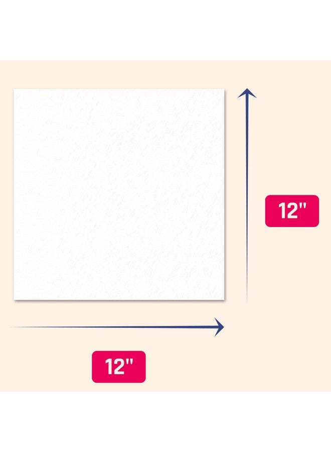 TownStix 25 Sheets White Cardstock Paper Heavyweight 110 Lb. Cover 12" X 12" - Image 4