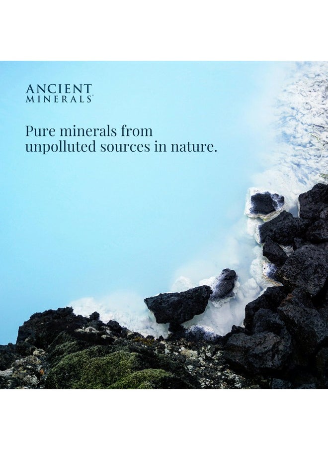 آينشنت مينيرالز - زجاجة رذاذ زيت المغنيسيوم من Ancient Minerals تحتوي على كلوريد المغنيسيوم الأصلي النقي من Zechstein - مغنيسيوم موضعي للاستخدام على البشرة (4 أونصة سائلة) - Image 1