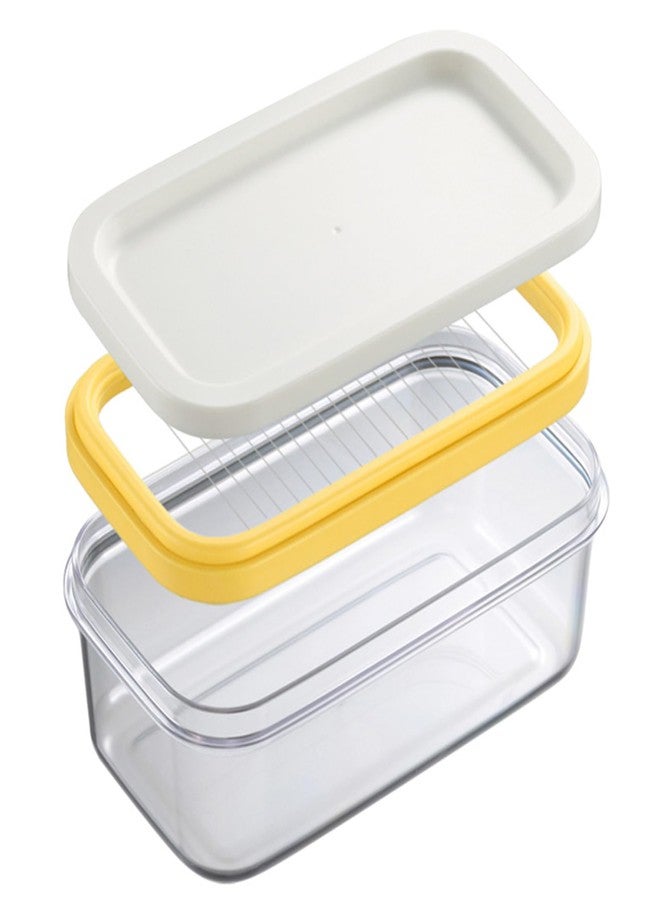MJFUNTXY Butter Slicer Cutter,Butter Dish with Lid, Butter Slicer Cutter and Keeper Butter Slicer Container Easy Storage And Cutting,Refrigerated Butter Container Butter Box - Image 1