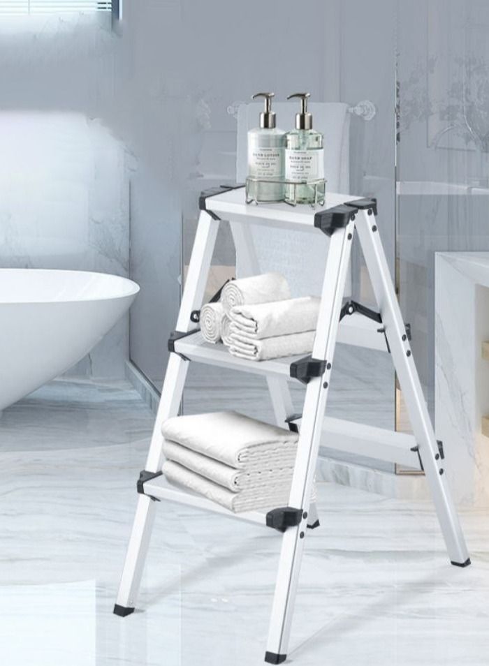 صن رايز سلم منزلي قابل للطي 3  خطوات - Image 2