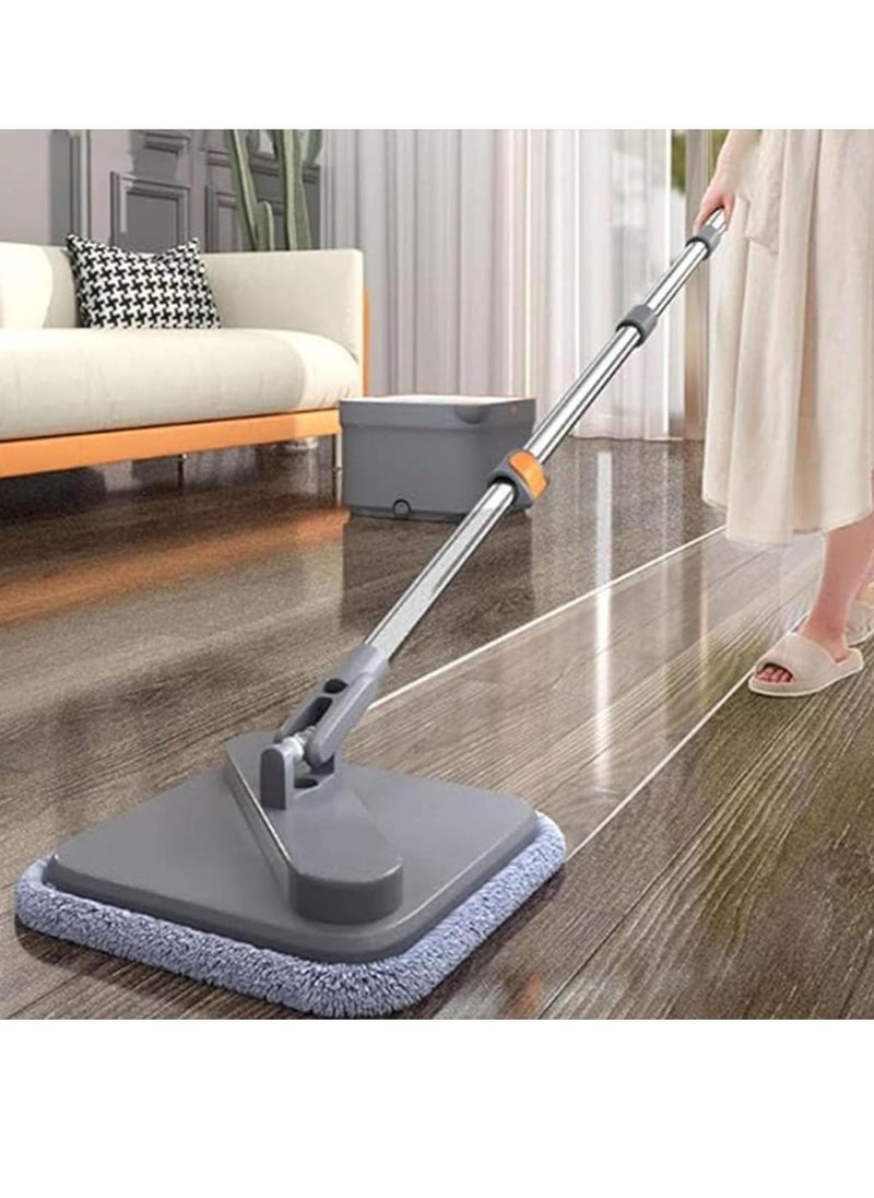 Generic - Mop and Bucket Set with Separate Clean and Dirty Water, Self Cleaning Dry Wet Floor Mop with 3 Pads Washable and Reusable Pad with 360 Rotating Microfiber Bucket - Image 1