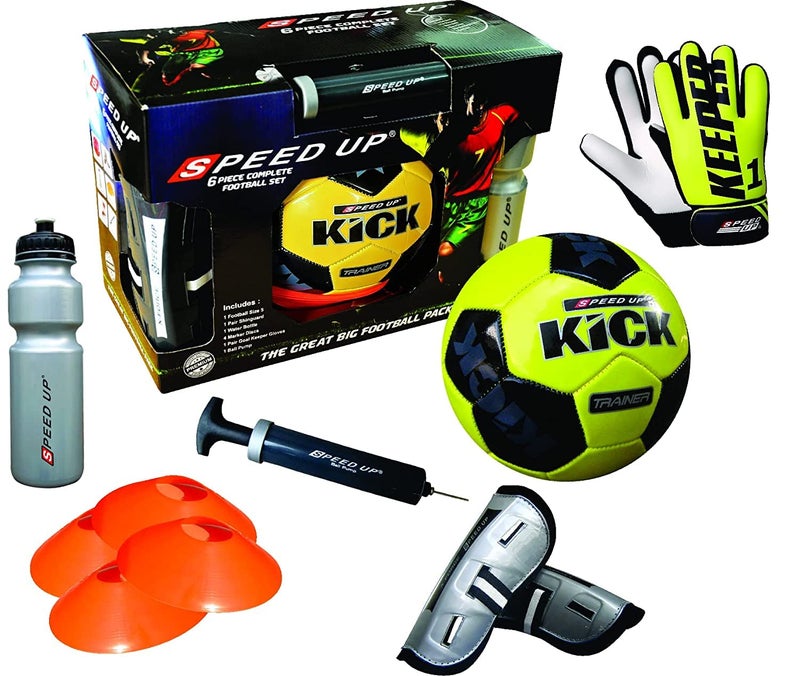 Speed Up Plastic Complete Football Training Set - Multicolor - 6 Pieces - Image 3