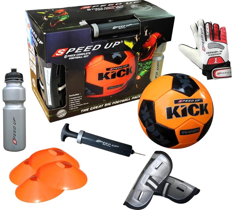 Speed Up Plastic Complete Football Training Set - Multicolor - 6 Pieces - Image 1