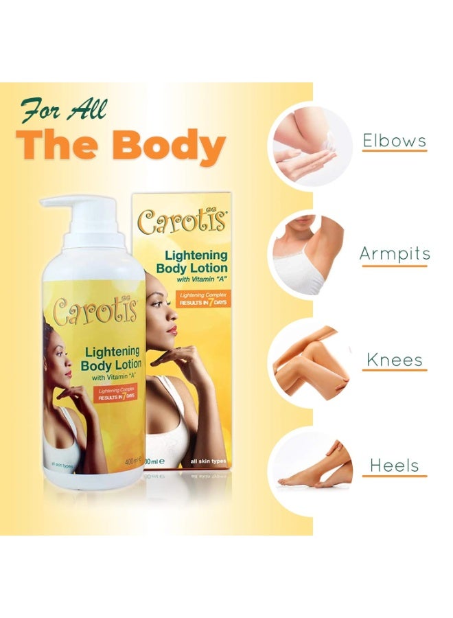 Carotis Lightening Body Lotion with Vitamin A and Alpha-Arbutin - Image 4