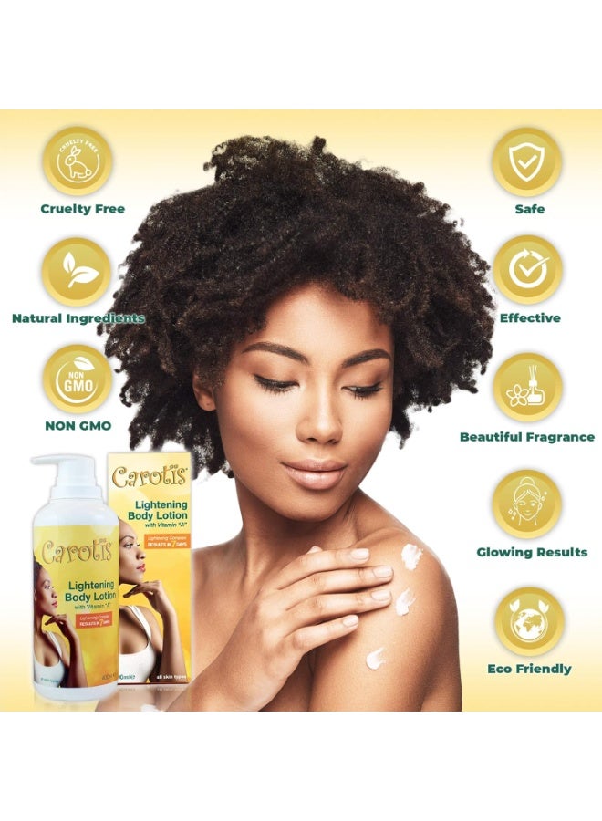Carotis Lightening Body Lotion with Vitamin A and Alpha-Arbutin - Image 2