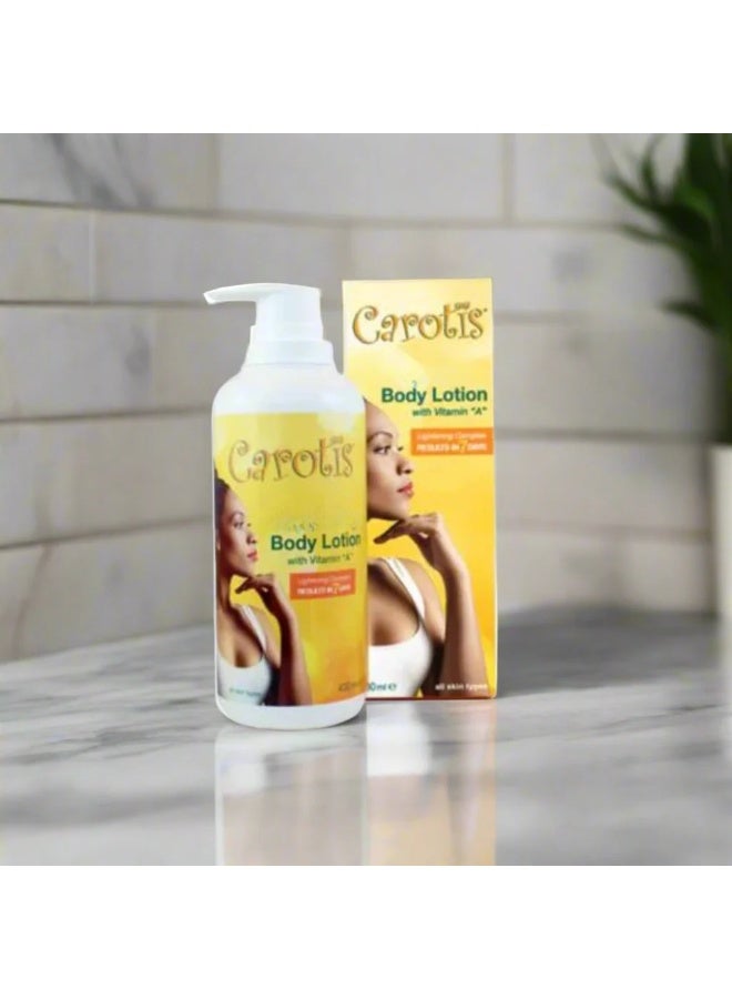 Carotis Lightening Body Lotion with Vitamin A and Alpha-Arbutin - Image 3