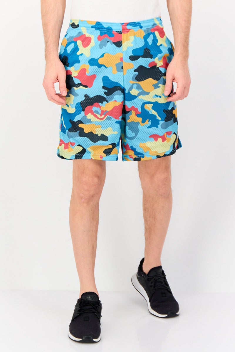 Champion Men Sportswear Fit Camouflage Running Shorts, Multicolor  - Image 1
