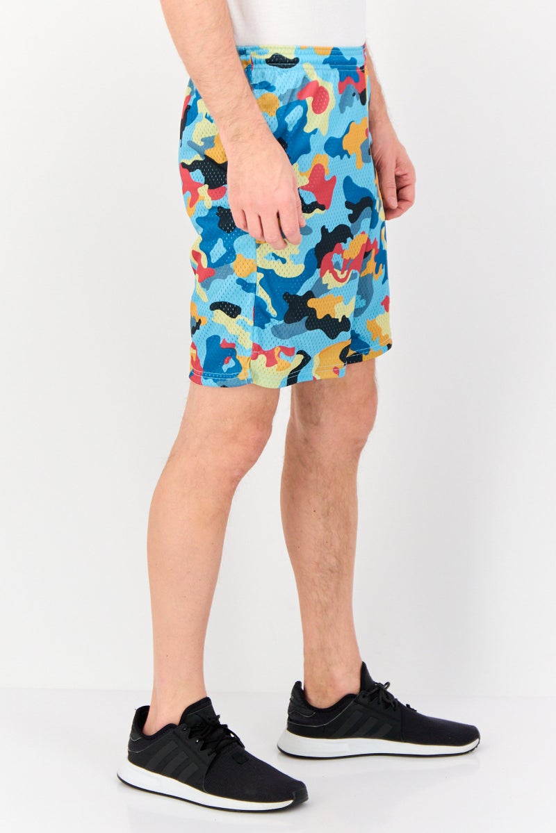 Champion Men Sportswear Fit Camouflage Running Shorts, Multicolor  - Image 2