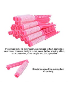Brrnoo 20Pcs Hair Perm Rods Fluffy Perming Rod Hair Roller Curler Household Salon Hairdressing Tool Kit (01)  - Image 3