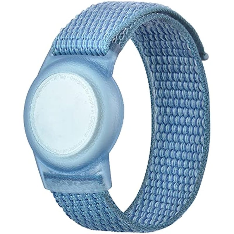 Kids Wristband Compatible with Apple AirTag, Protective Case for Air Tag GPS Tracker Holder with Nylon Bracelet, Adjustable Anti Lost Watch Band for Toddler Child Elder - Image 1
