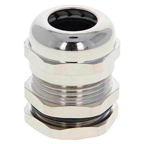 Fielect 10Pcs Metal Waterproof M20 Cable Glands Joints Adjustable Connector Silver for 6-12mm Dia Cable - Image 4