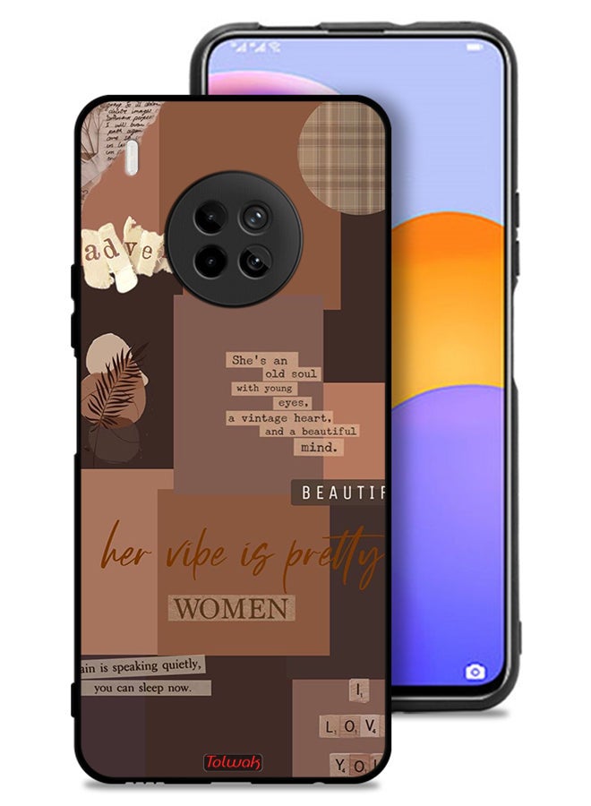 Tolwak Huawei Y9a Protective Case Cover Adventurer Women  - Image 1