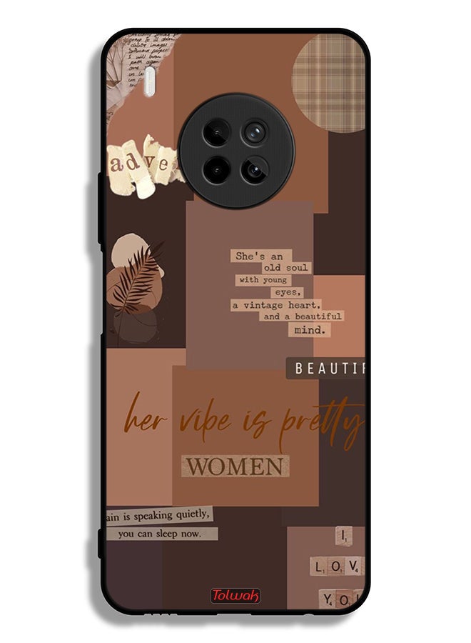 Tolwak Huawei Y9a Protective Case Cover Adventurer Women  - Image 2