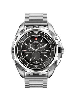 Swiss Military Dom Smartwatch:Call Features,Sports TrackingHeart Rate/Blood Pressure/Oxygen Level Monitoring, Magnetic Charging Base, 5-7 Days Battery Life Compatibility: iOS/Android - Silver