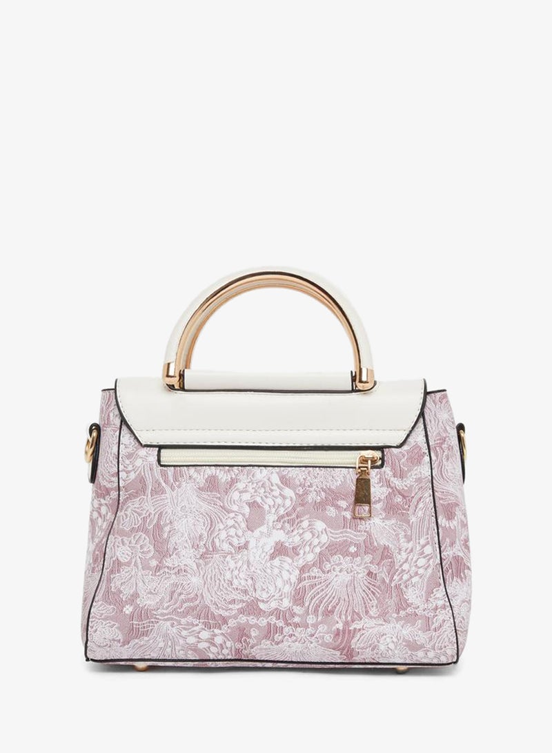 Take Two Off White Swan Decor Accent Handbag - Image 3