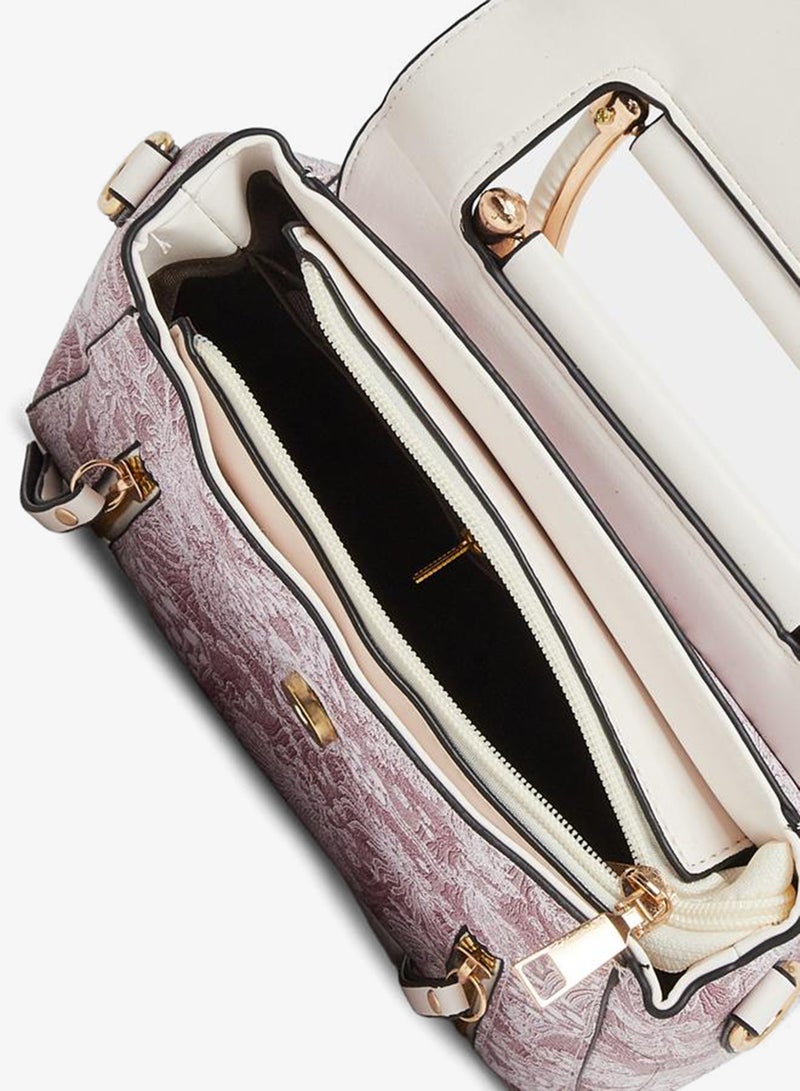 Take Two Off White Swan Decor Accent Handbag - Image 4