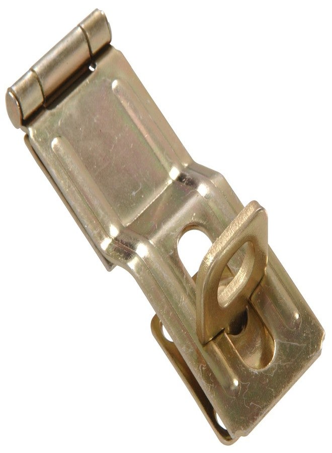 Hillman 851419 4-1/2" - Swivel Staple Safety Hasps - Zinc & Yellow Dichromate Finish 1-Pack